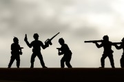 Toy soldiers...