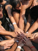 team cheer...